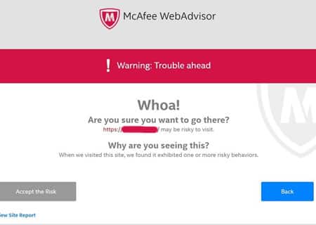 mcafee webadvisor